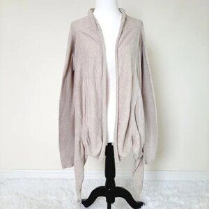 SHAE NEUTRAL FLOWY SWEATER SIZE LARGE